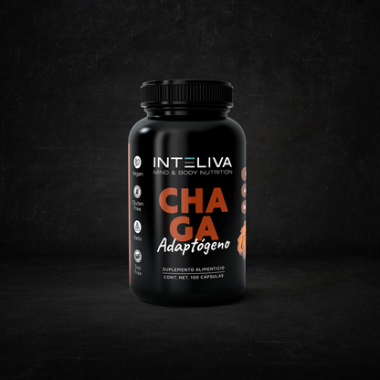 Chaga - Adaptógeno (digestión & relajación) 100 cápsulas