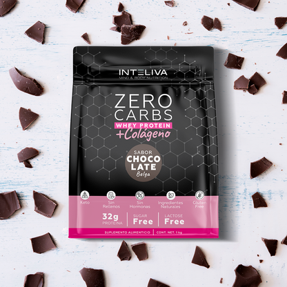 Proteína en polvo Zero Carbs + Colágeno  (1kg)
